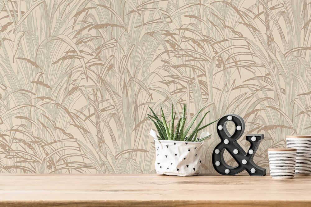 Hygge 2 -  Wild Grass botanical wallpaper AS Creation    