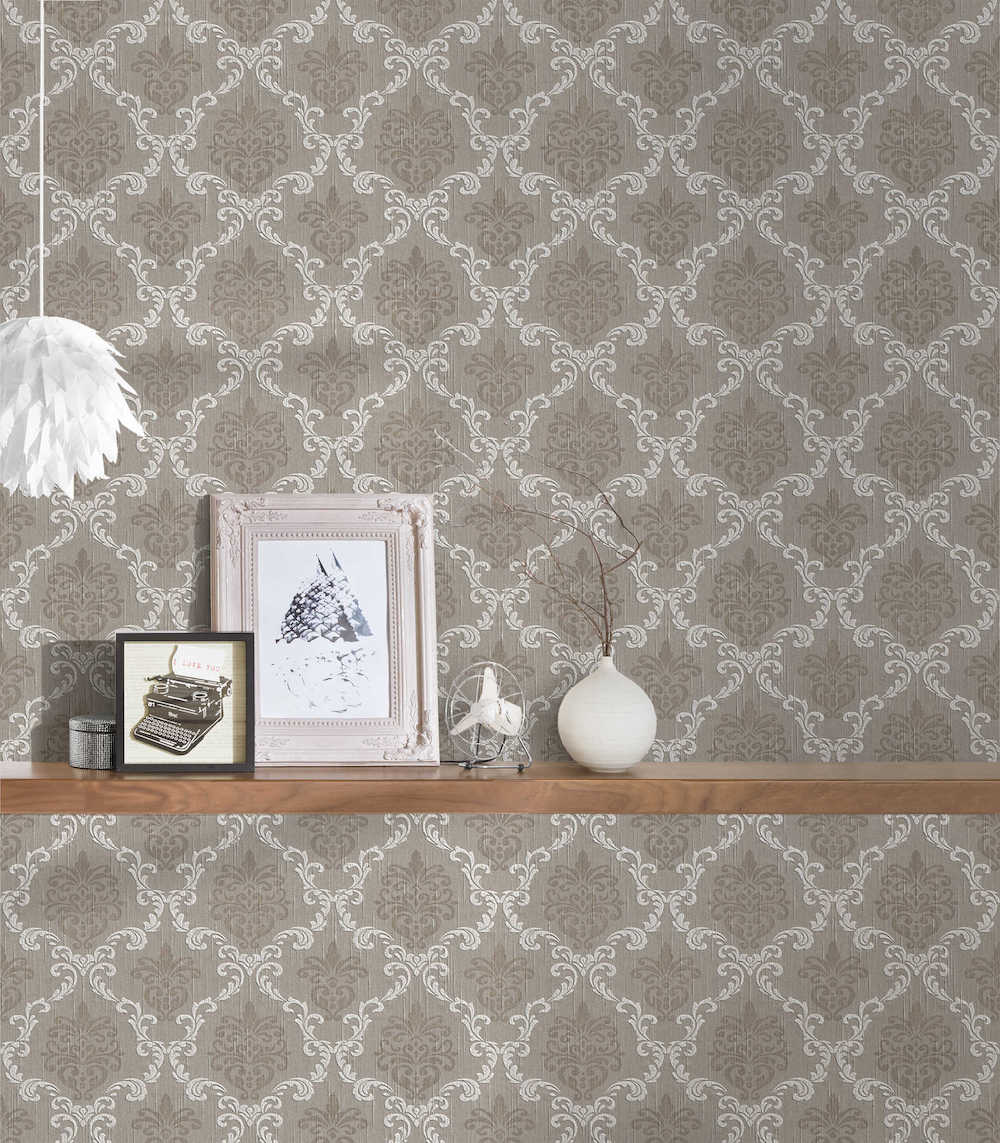 Tessuto - Filigree Trellis textile wallpaper AS Creation    