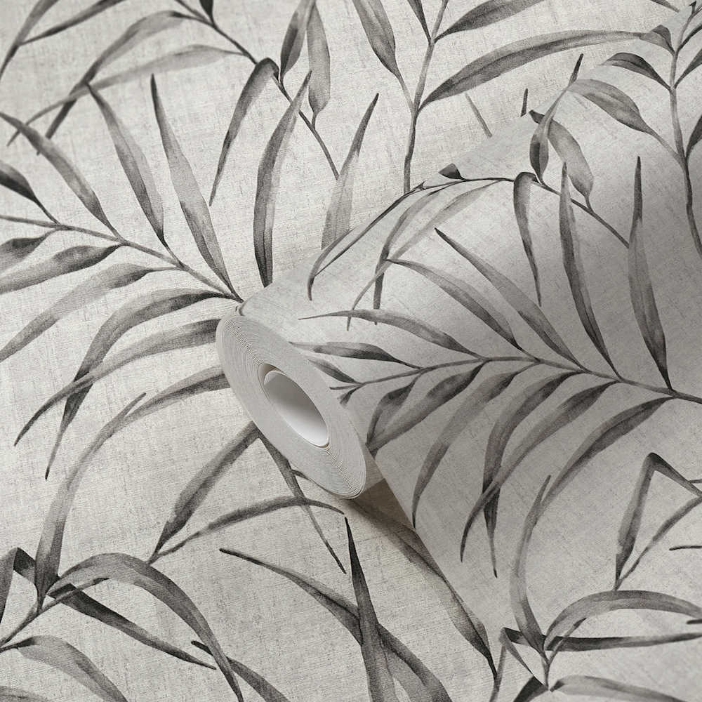 Greenery - Delicate Leaves botanical wallpaper AS Creation    