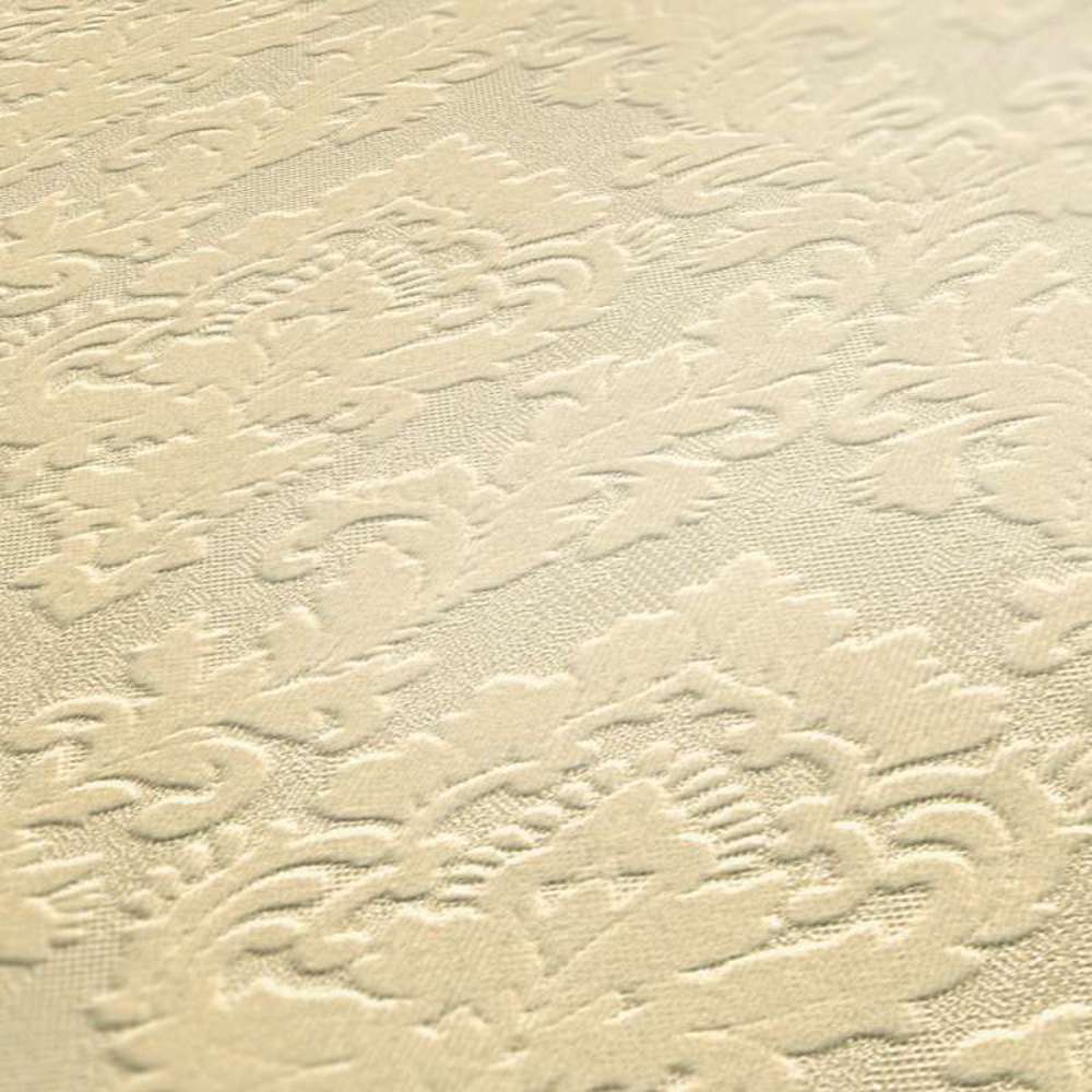 Castello - Flocked Damask Opulence textile wallpaper AS Creation    
