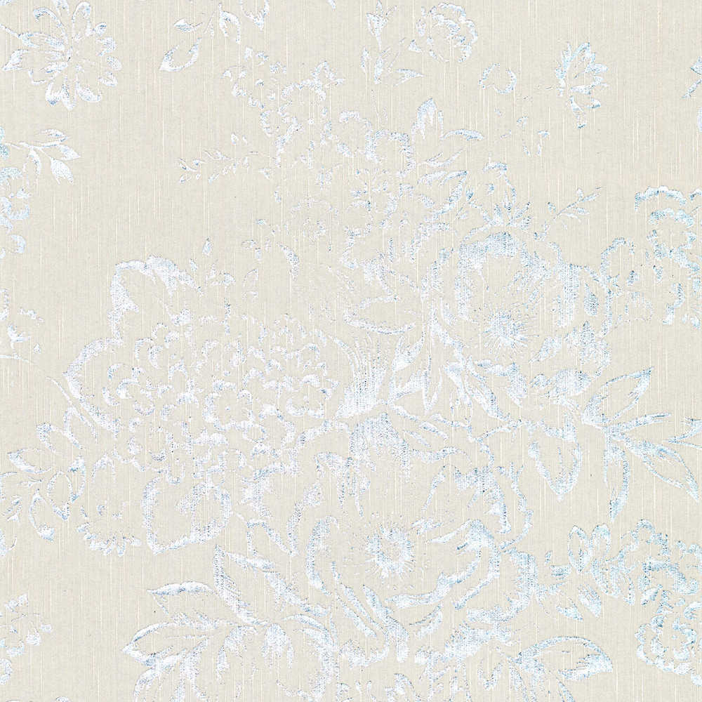Metallic Silk textile wallpaper AS Creation Roll Silver  306572