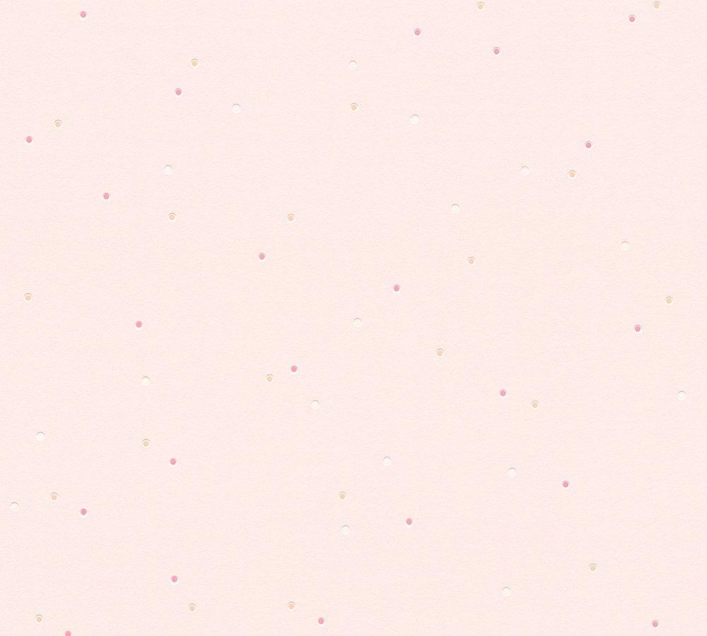 Boys & Girls 6 - Little Dots kids wallpaper AS Creation Roll Pink  219473
