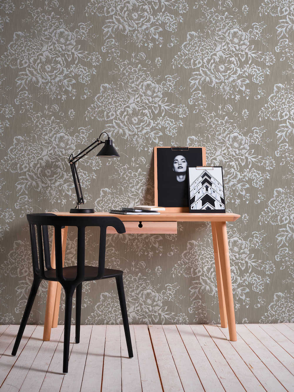 Metallic Silk textile wallpaper AS Creation    