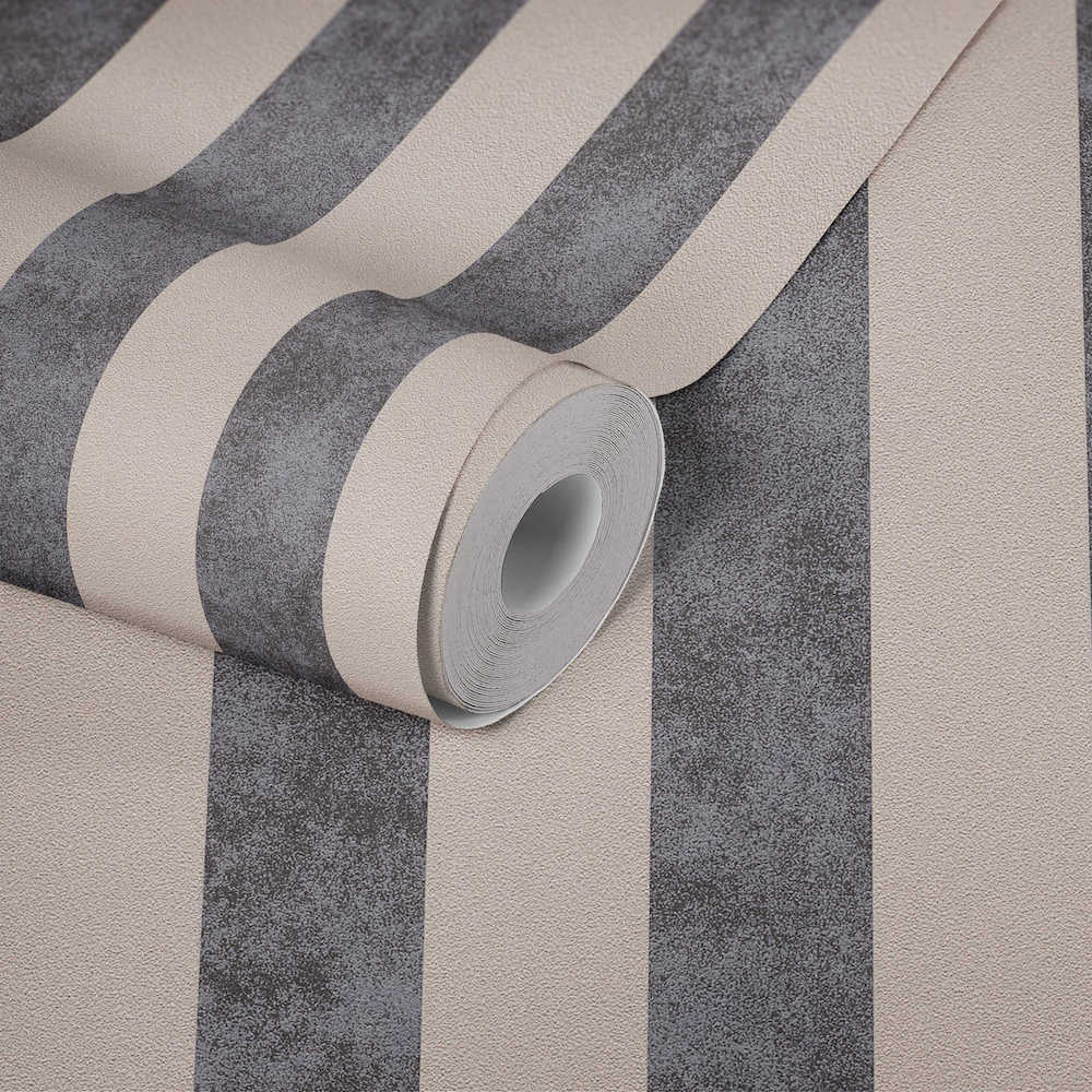 Trendwall - Hamptons Lustrous Stripe stripe wallpaper AS Creation    