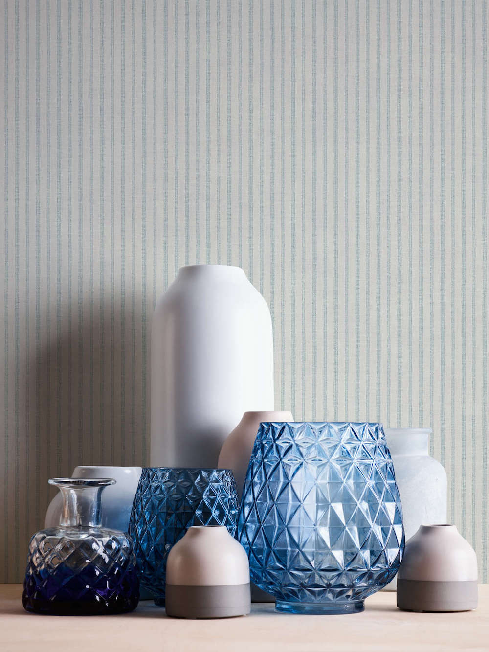 Maison Charme - Vintage Stripe damask wallpaper AS Creation    