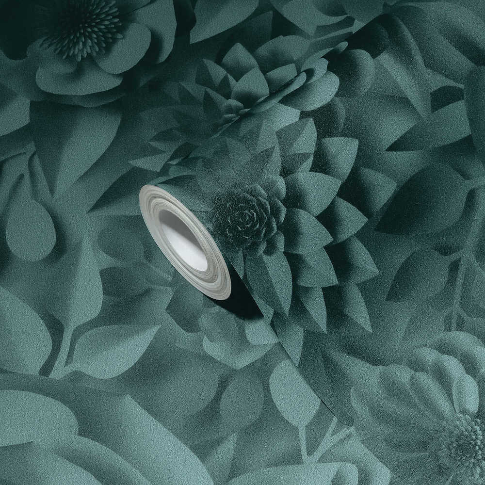Pint Walls -  3D Effect Roses botanical wallpaper AS Creation    