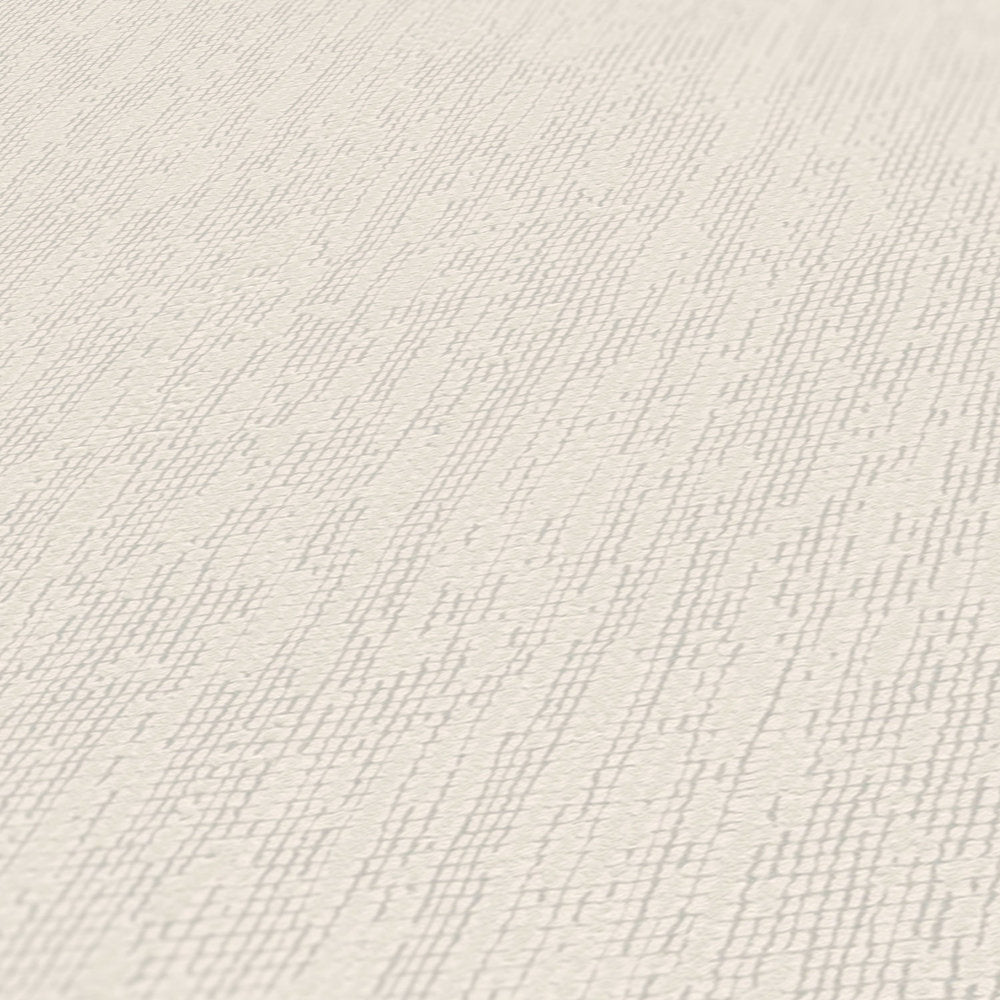 Hygge 2 - Coarse Wool Look plain wallpaper AS Creation    