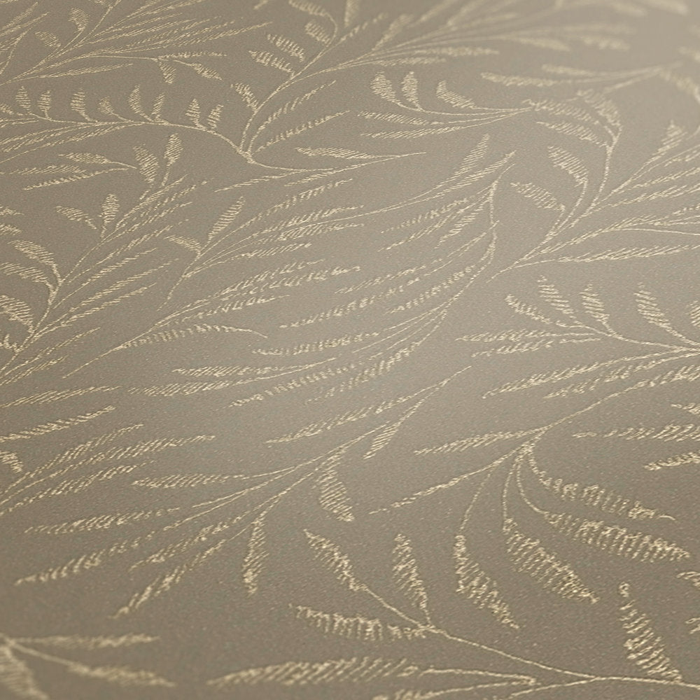 Alpha - Metallic Botanical botanical wallpaper AS Creation    