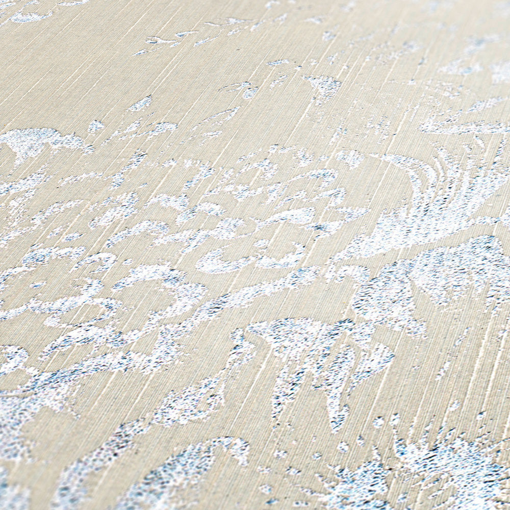Metallic Silk textile wallpaper AS Creation    