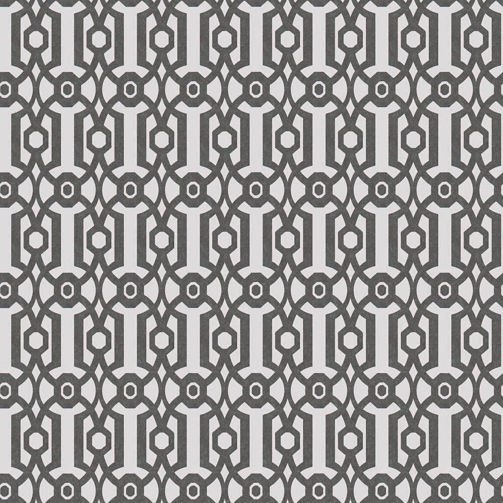Art of Eden - Trellis art deco wallpaper AS Creation Roll Black  390624