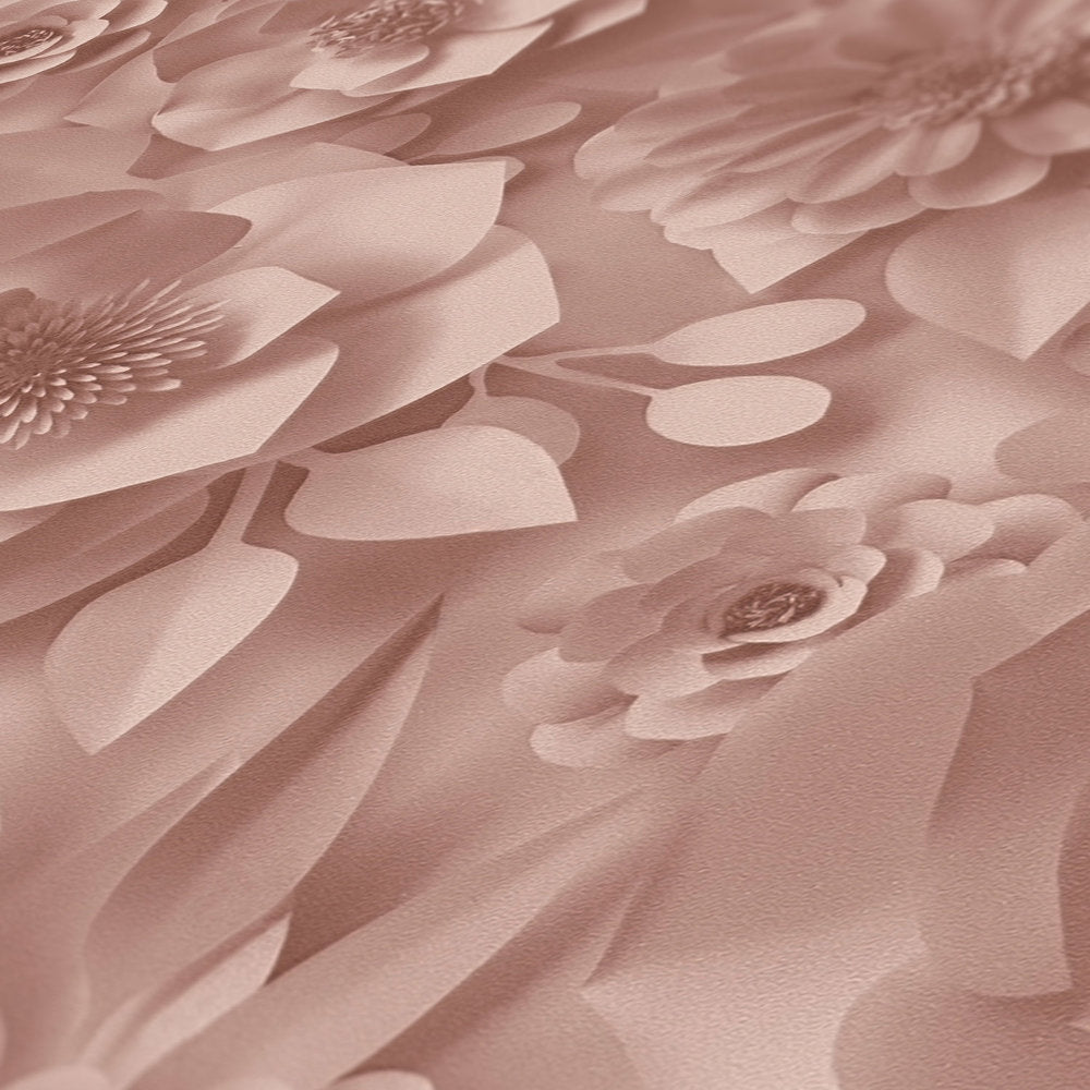 Pint Walls -  3D Effect Roses botanical wallpaper AS Creation    