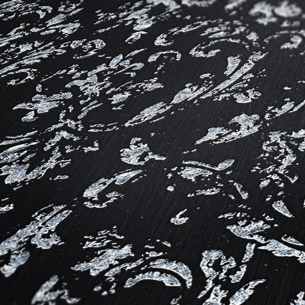 Metallic Silk textile wallpaper AS Creation    