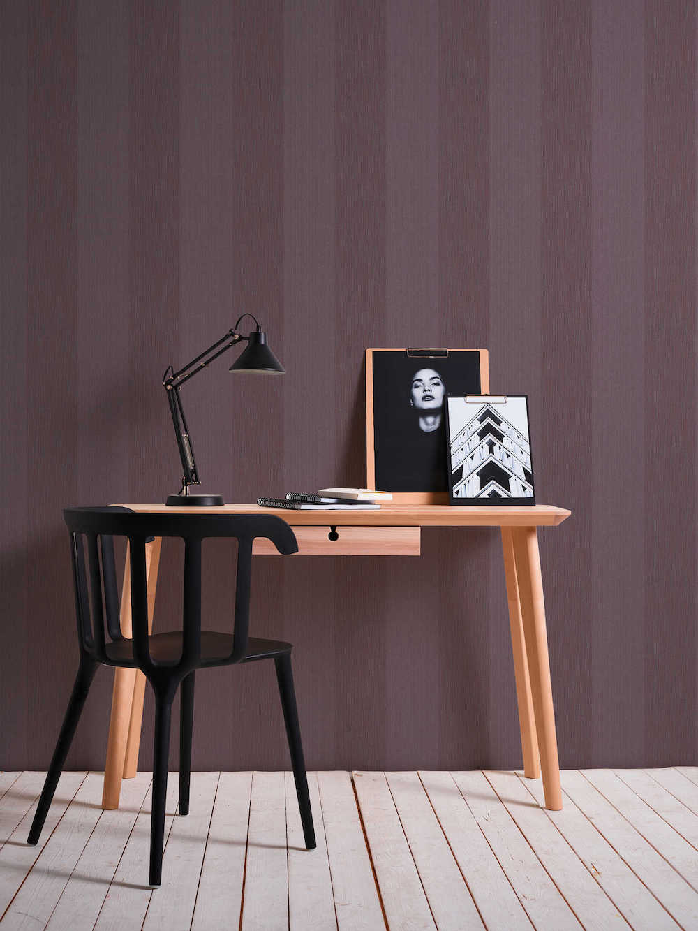 Tessuto - Textured Stripe textile wallpaper AS Creation    