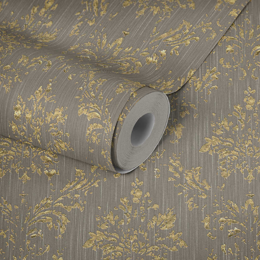 Metallic Silk textile wallpaper AS Creation    