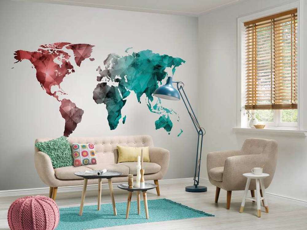 Design Walls - World Graphic digital print AS Creation    