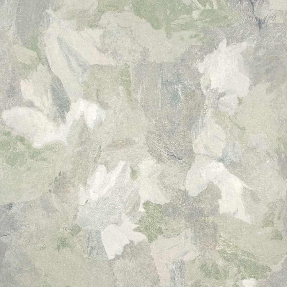 Julie Feels Home - Paeonia Brush Strokes botanical wallpaper Hohenberger Roll Plain Grey  26907-HTM