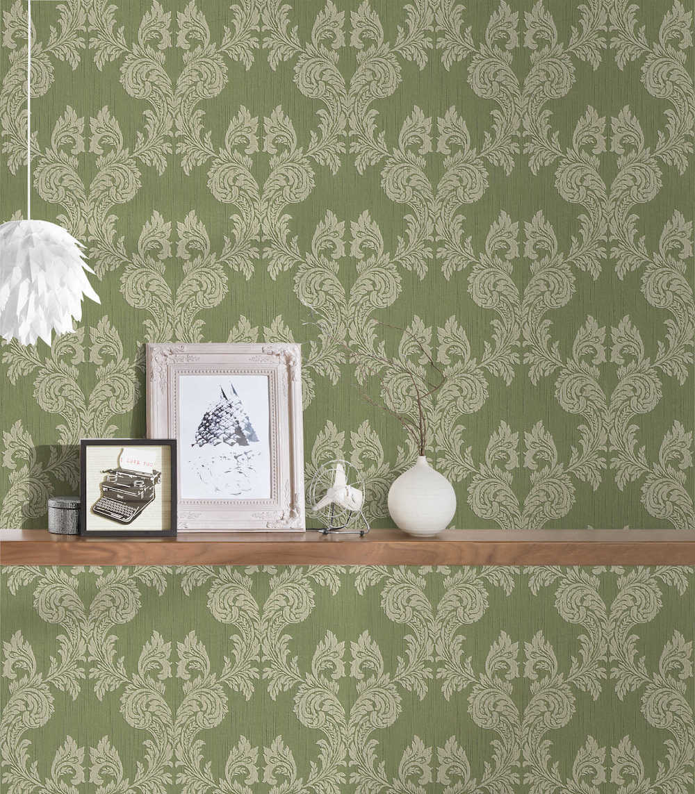 Tessuto - Baroque Texture textile wallpaper AS Creation    