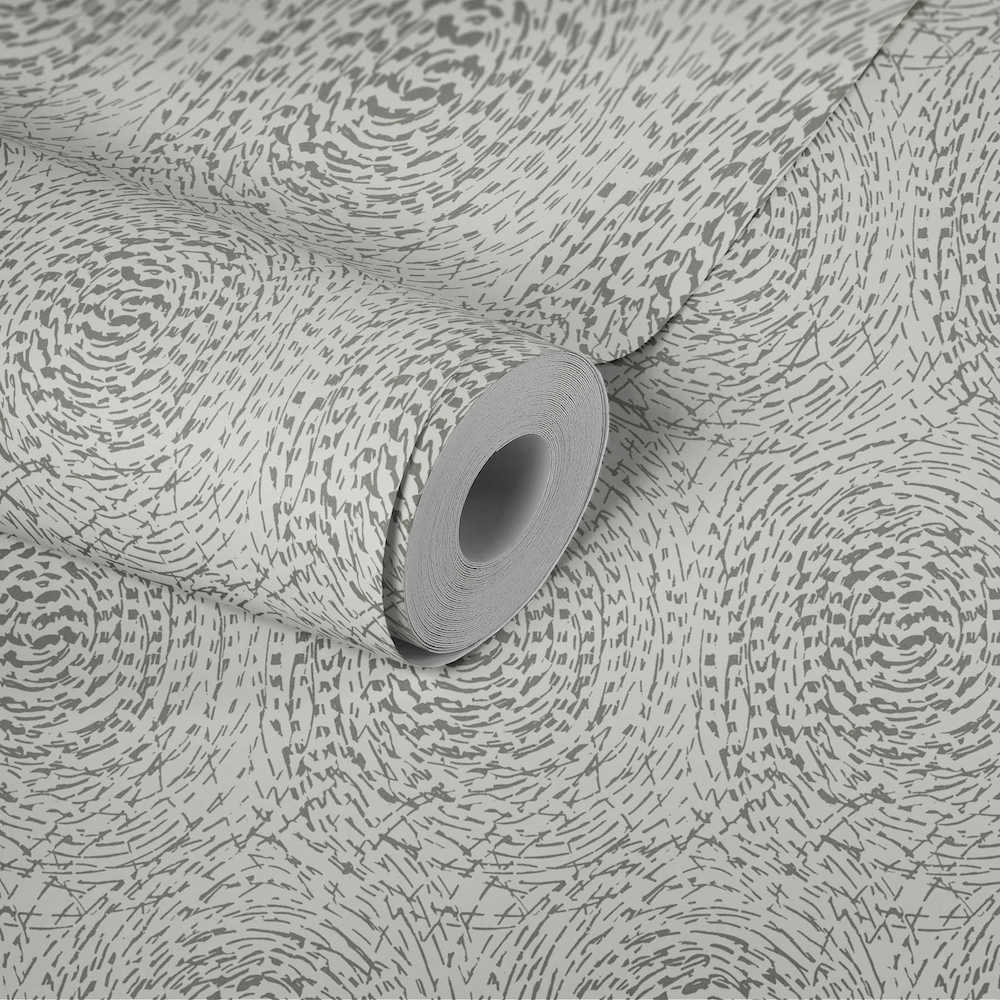 Alpha - Metallic Circles geometric wallpaper AS Creation    