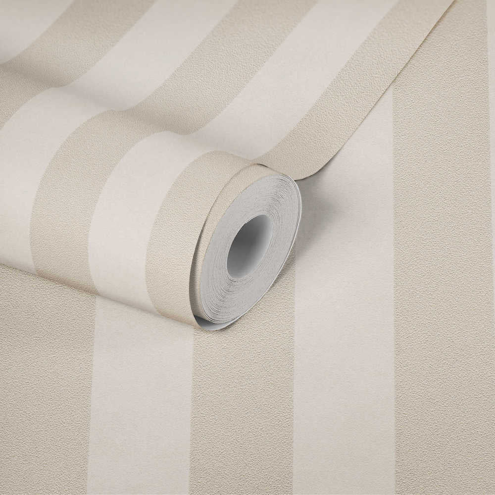 Trendwall - Hamptons Lustrous Stripe stripe wallpaper AS Creation    