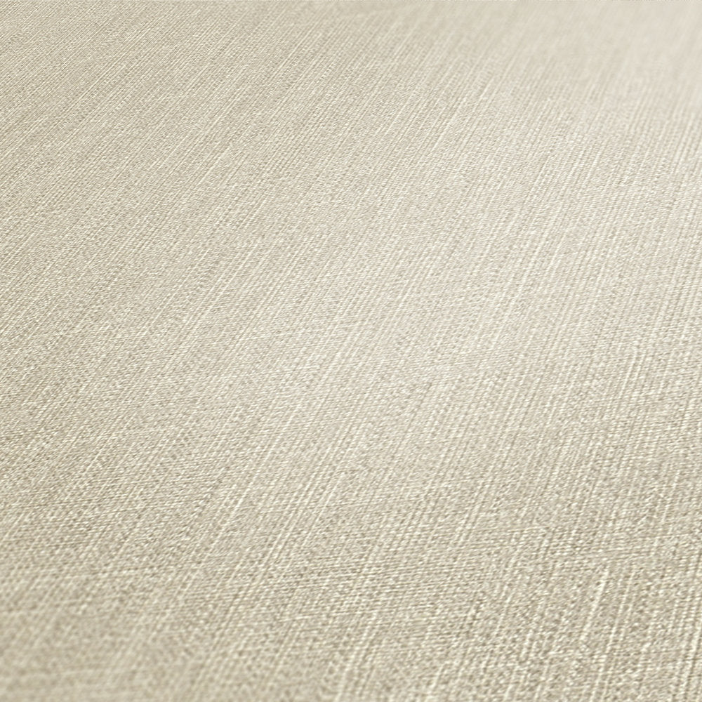 Metropolitan Stories - Linen Fresh plain wallpaper AS Creation    