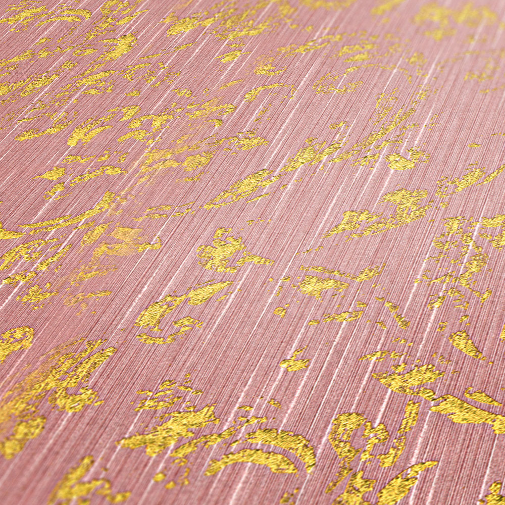 Metallic Silk textile wallpaper AS Creation    