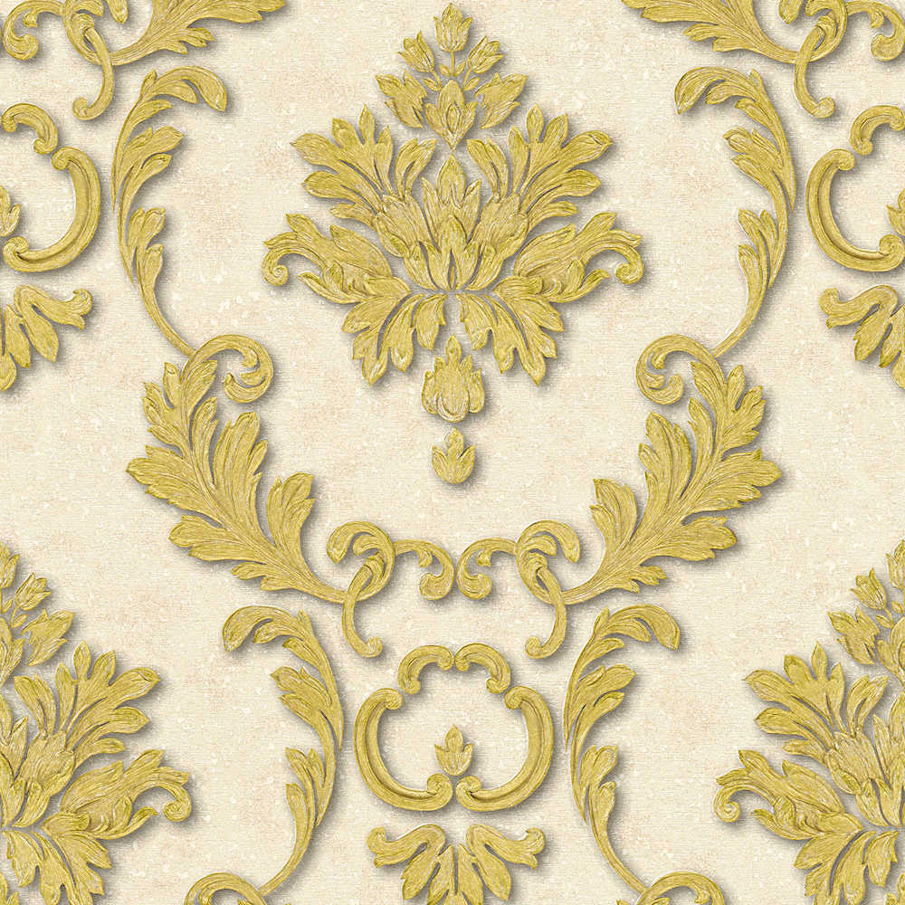 Luxury Wallpaper damask wallpaper AS Creation Roll Gold  324223