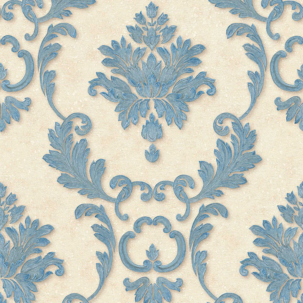 Luxury Wallpaper damask wallpaper AS Creation Roll Blue  324222