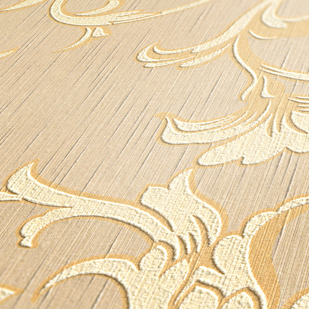 Tessuto - Embossed Filigree textile wallpaper AS Creation    