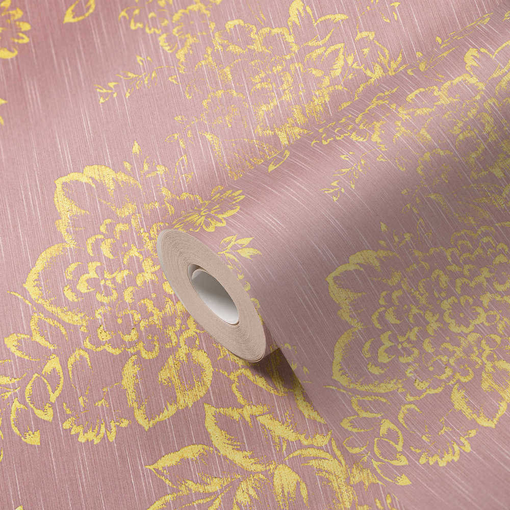 Metallic Silk textile wallpaper AS Creation    