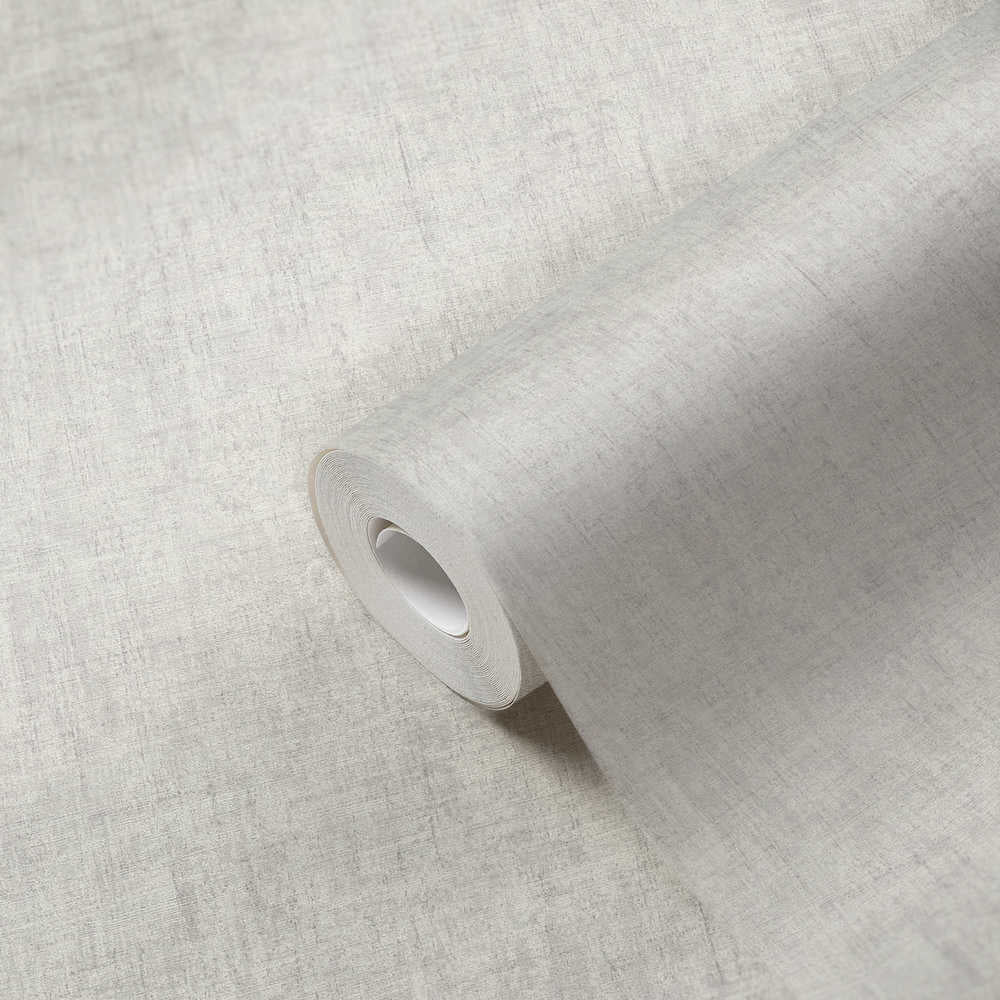 Greenery - Lovely Linen Look plain wallpaper AS Creation    
