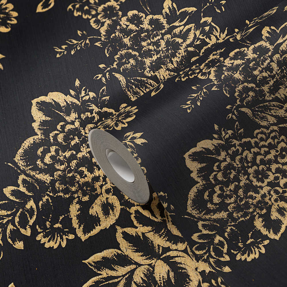 Metallic Silk textile wallpaper AS Creation    
