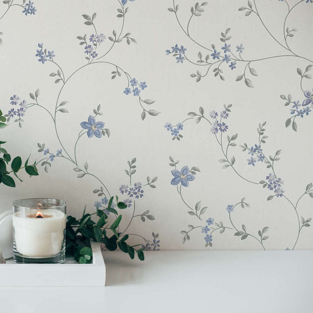 Maison Charme - Floral Tendrils botanical wallpaper AS Creation    