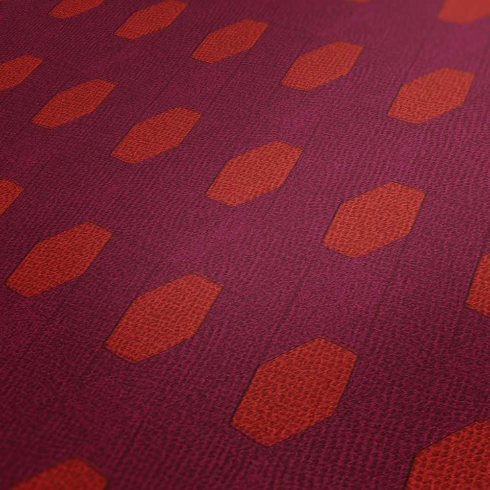 Absolutely Chic - Polka-Diamond Chic geometric wallpaper AS Creation    