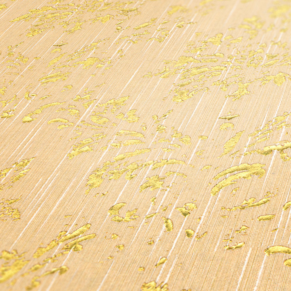 Metallic Silk textile wallpaper AS Creation    