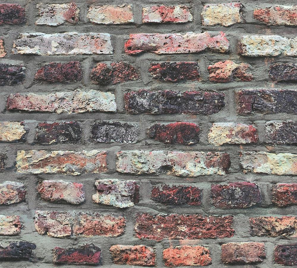 Industrial Elements - Brick by Brick industrial wallpaper AS Creation Roll Brown  362811
