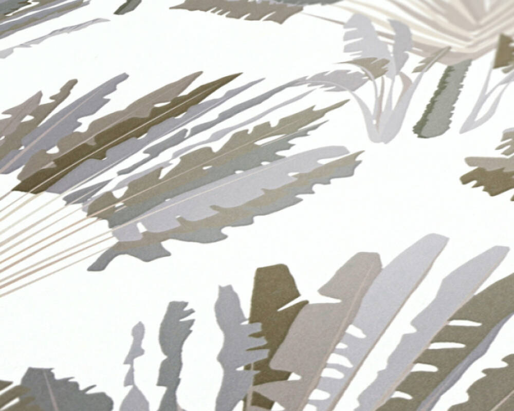 Jungle Chic - Botanical Fronds botanical wallpaper AS Creation    