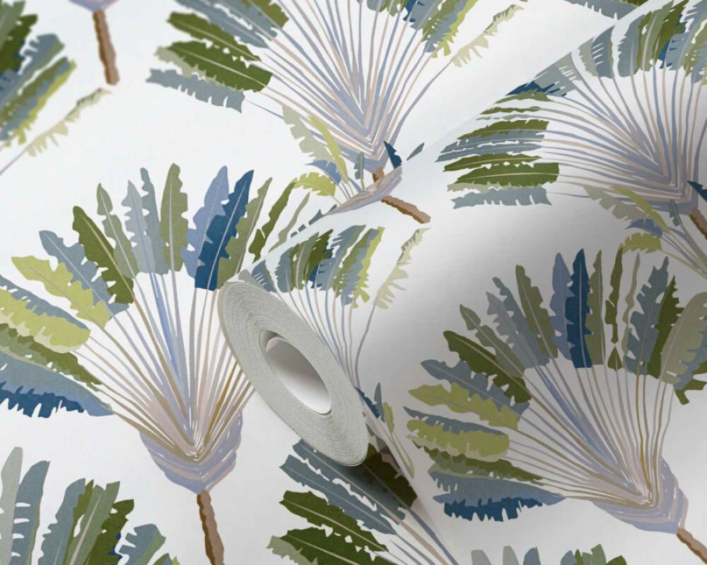 Jungle Chic - Botanical Fronds botanical wallpaper AS Creation    