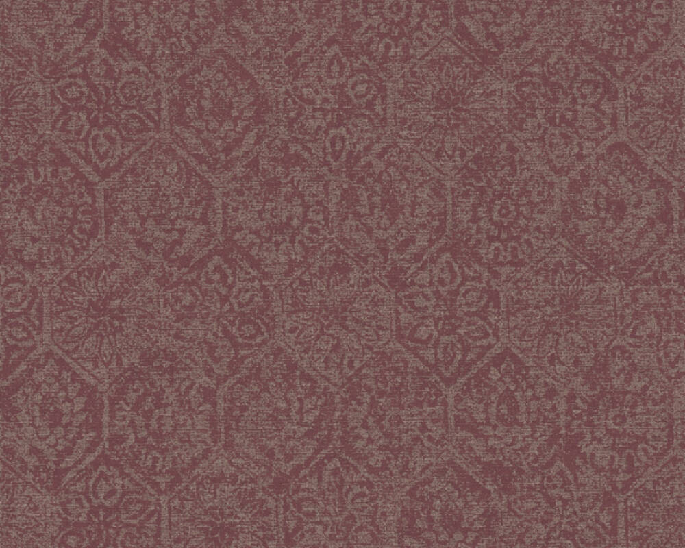 Cuba - Baroque damask wallpaper AS Creation Sample Red  380224-S