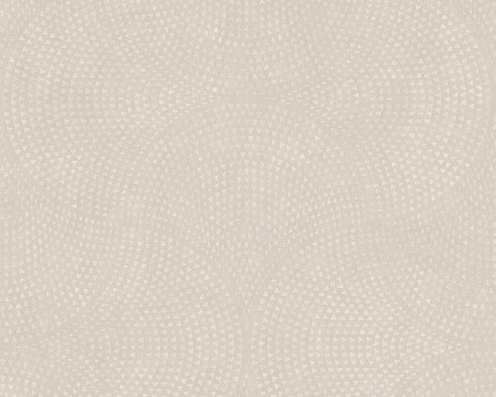 Cuba - Mosaic art deco wallpaper AS Creation Roll Light Beige  380272