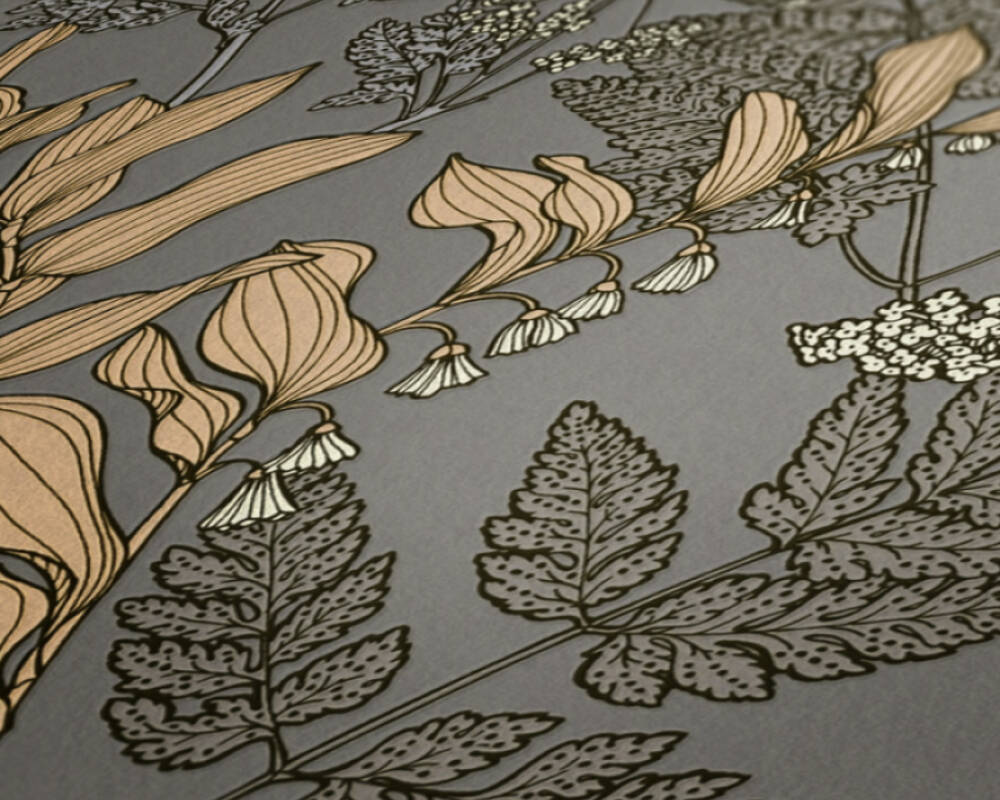 Floral Impression - Florals in the Woods botanical wallpaper AS Creation    