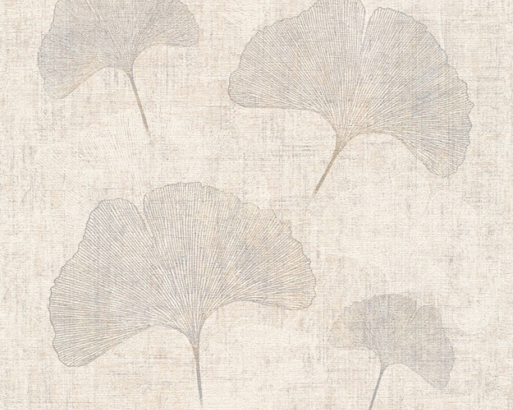Cuba - Breathtaking Botanicals botanical wallpaper AS Creation Sample Light Grey  322653-S