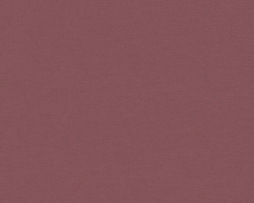 Cuba - Simplicity Linen Effect plain wallpaper AS Creation Roll Purple  371786