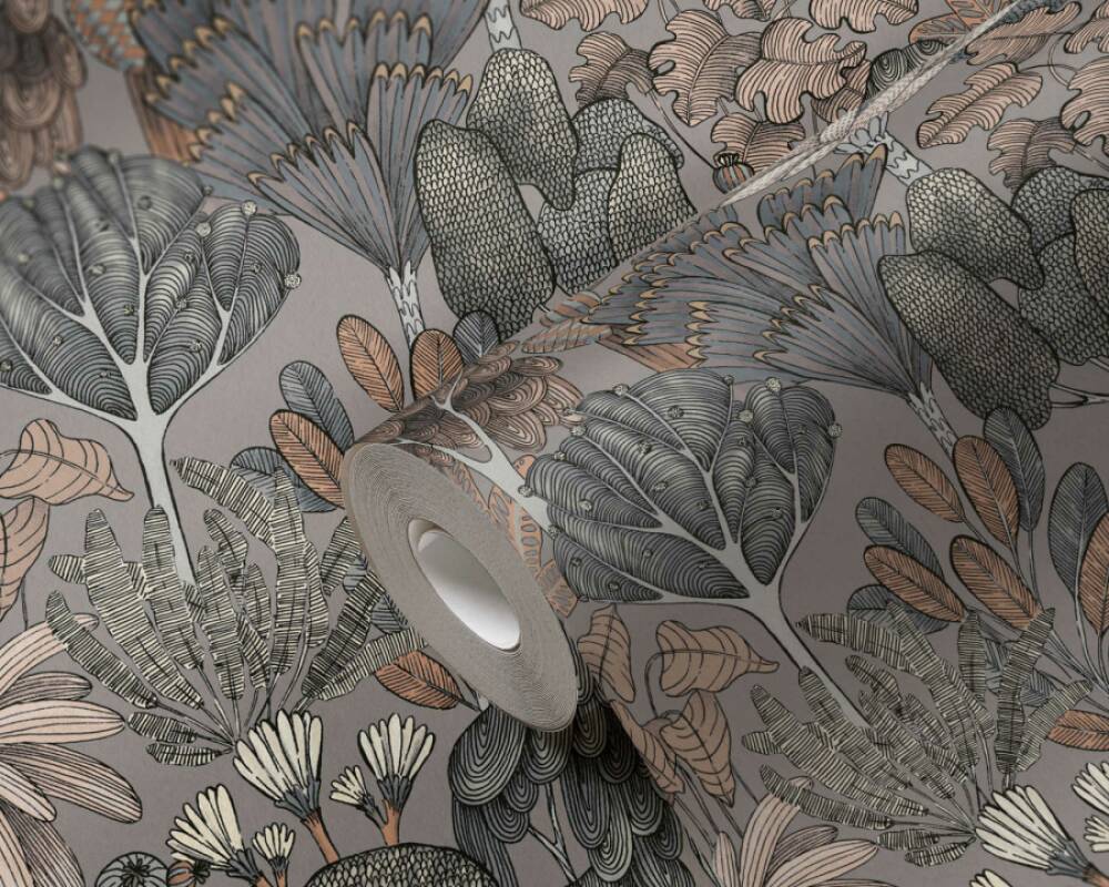 Floral Impression - Fantasy Trees botanical wallpaper AS Creation    