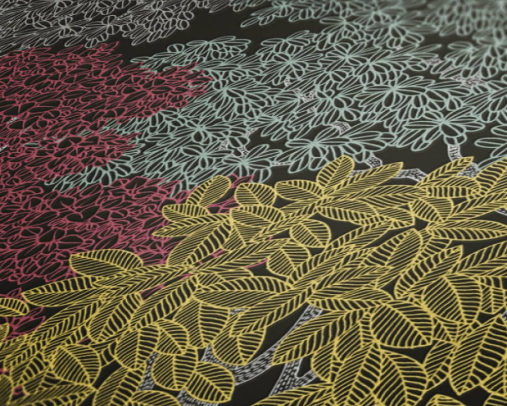 Floral Impression - Whispering Leaves botanical wallpaper AS Creation