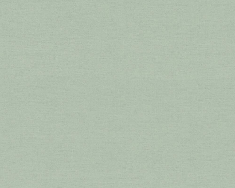 Cuba - Simplicity Linen Effect plain wallpaper AS Creation Roll Light Green  371788