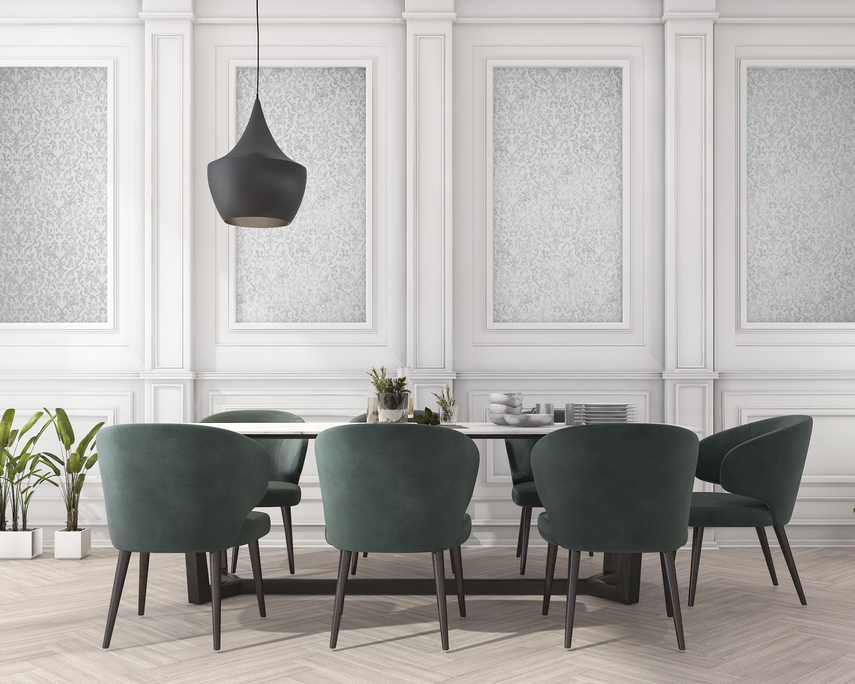 Urban Classics - Notting Hill damask wallpaper Hohenberger    