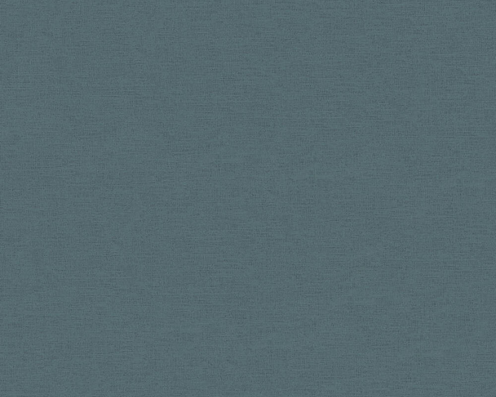 Cuba - Simplicity Linen Effect plain wallpaper AS Creation Roll Blue  371783