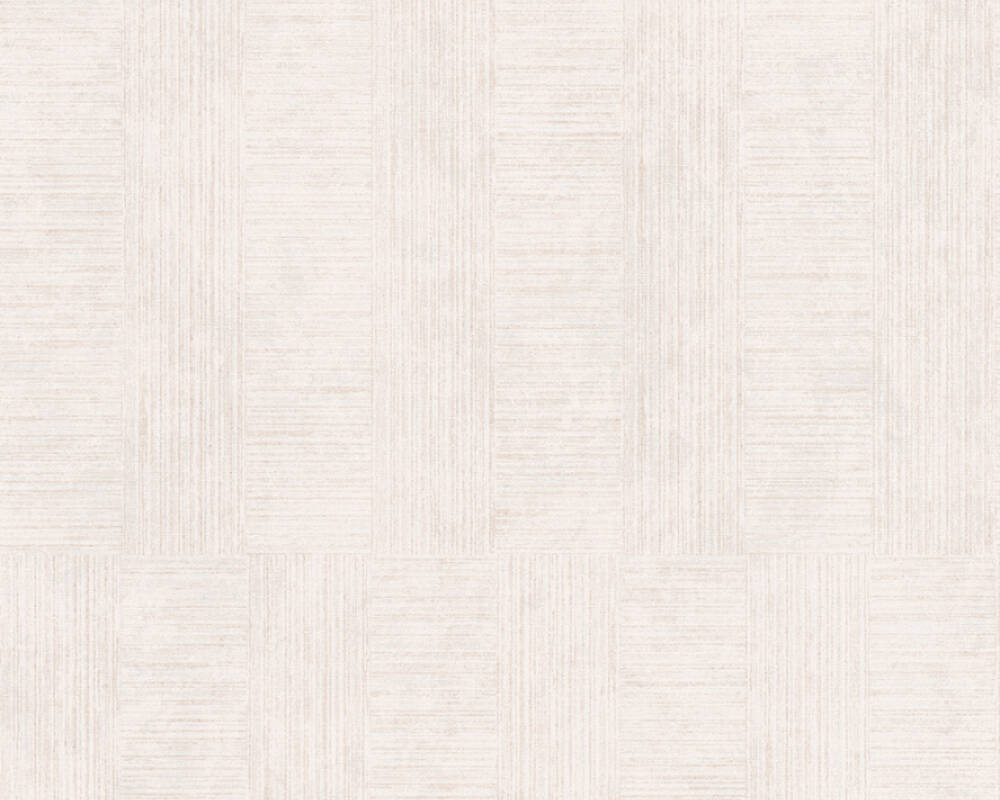 Cuba - Woven Stripes geometric wallpaper AS Creation Roll Cream  380261