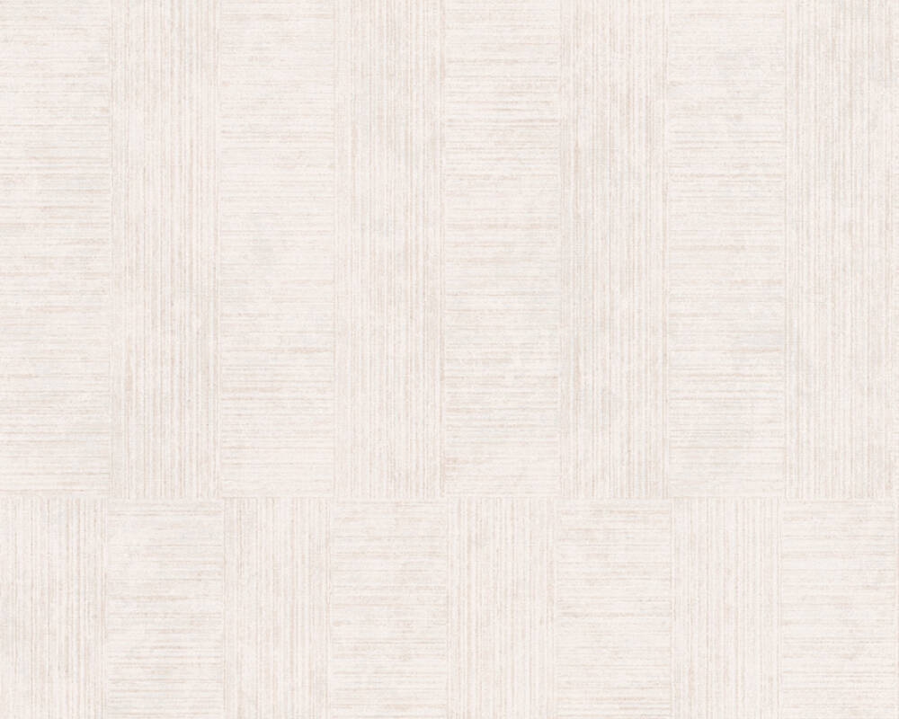 Cuba - Woven Stripes geometric wallpaper AS Creation Roll Cream  380261