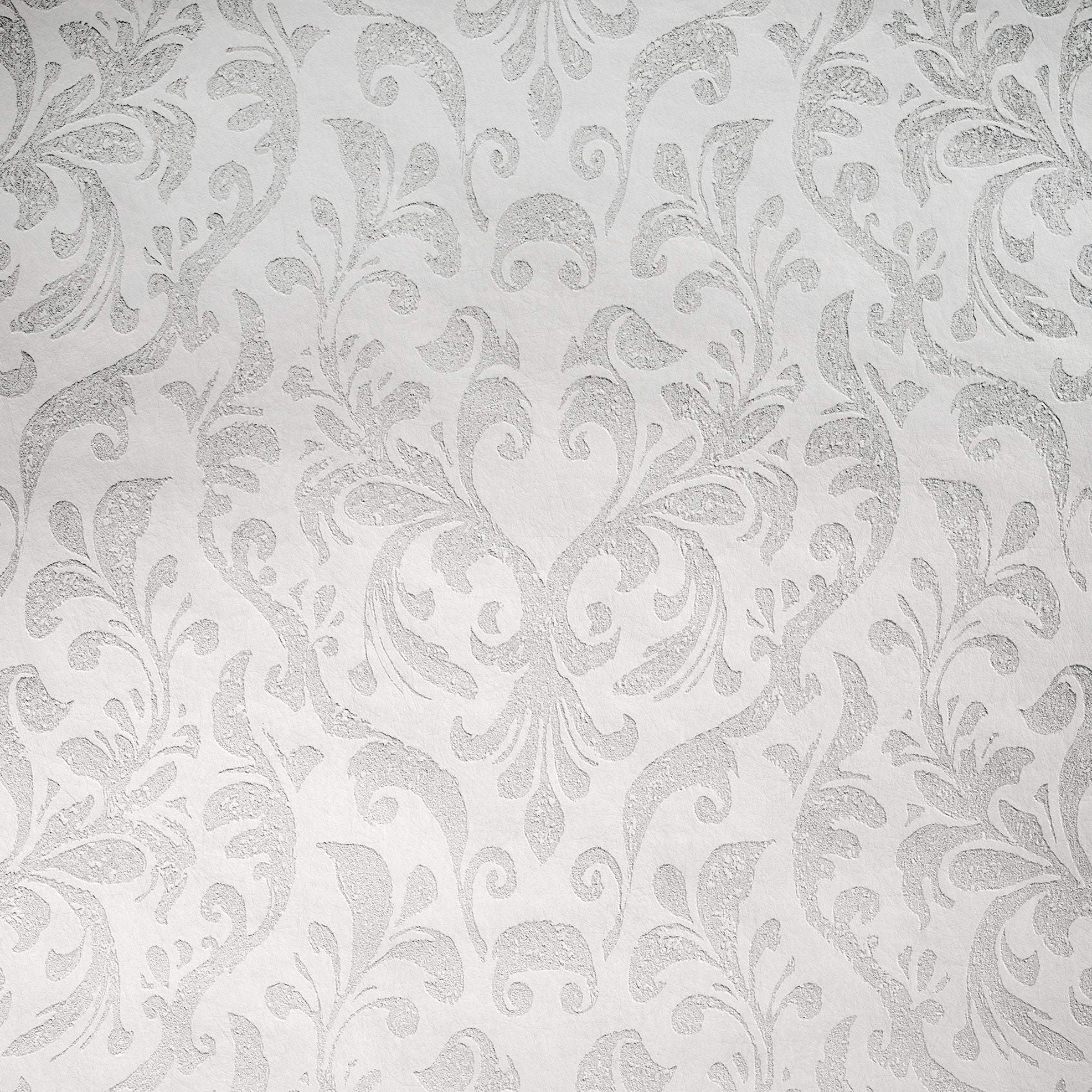 Urban Classics - Notting Hill damask wallpaper Hohenberger Roll Light Grey  64857